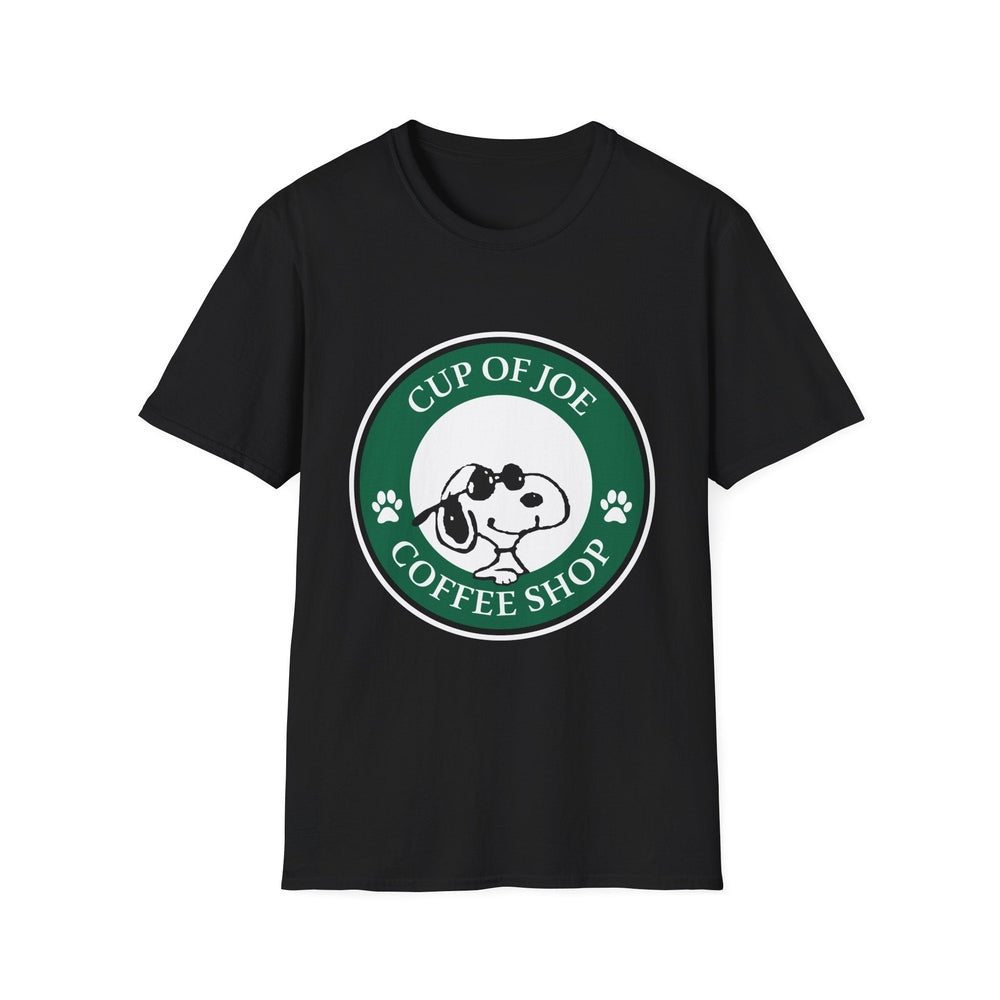 Cool Coffee Shop Starbucks Tee, Peanuts Cartoon Shirt, Snoopy Fan Tee, Graphic T-shirt, Retro Style