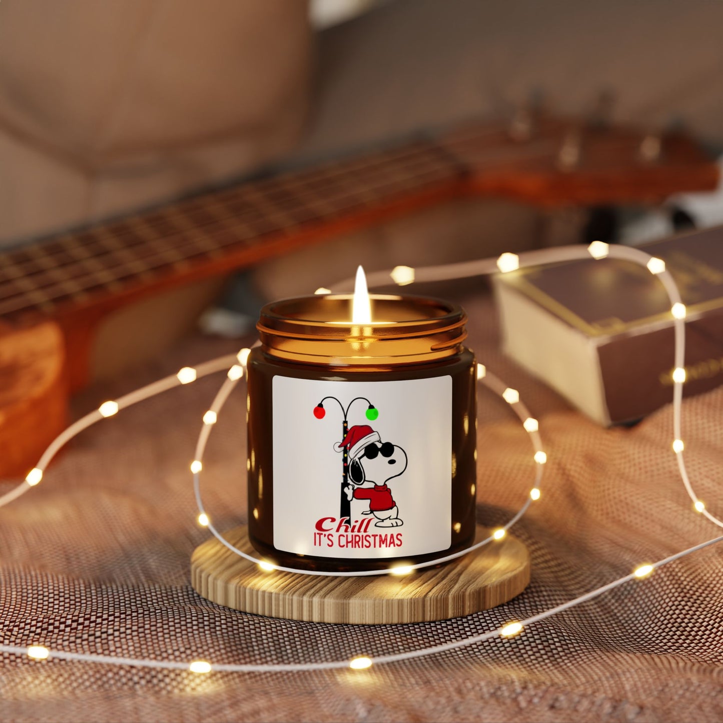 Festive Dog Scented Candle