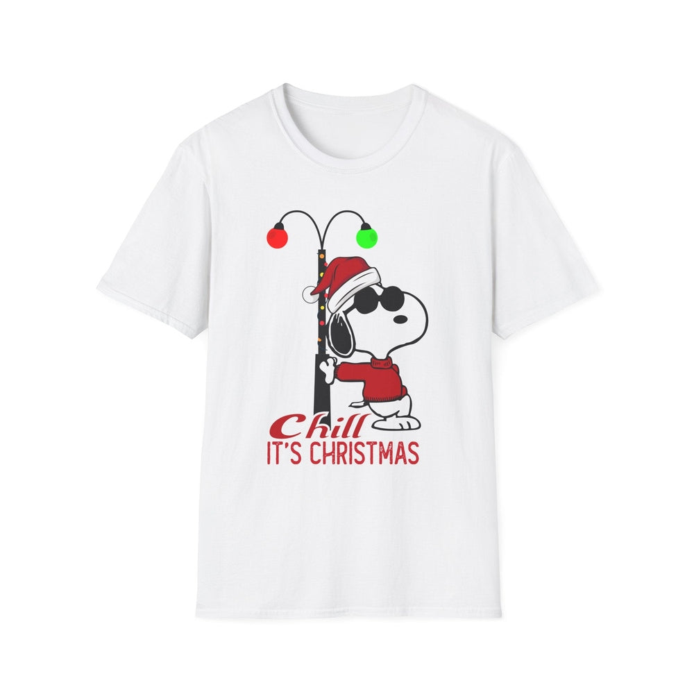 Festive Dog Christmas Chill for Christmas T-Shirt