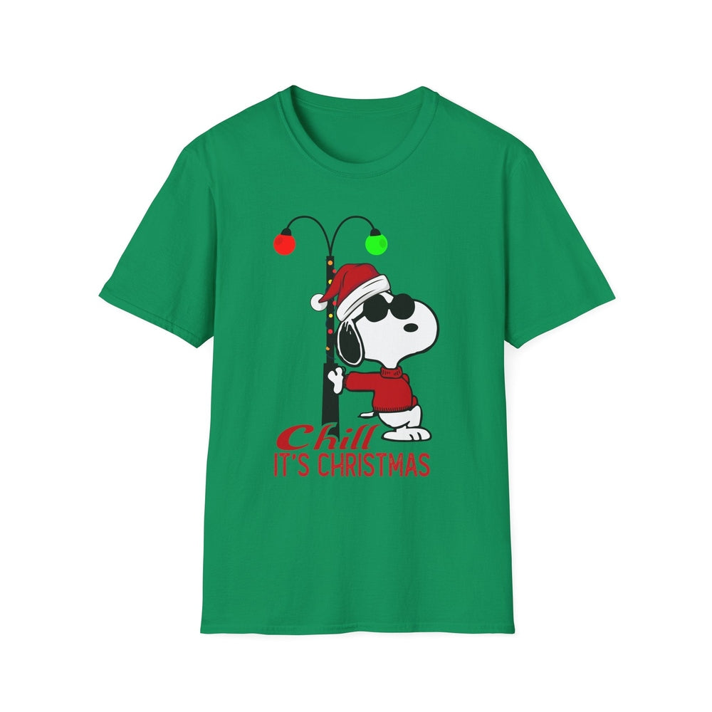 Festive Dog Christmas Chill for Christmas T-Shirt