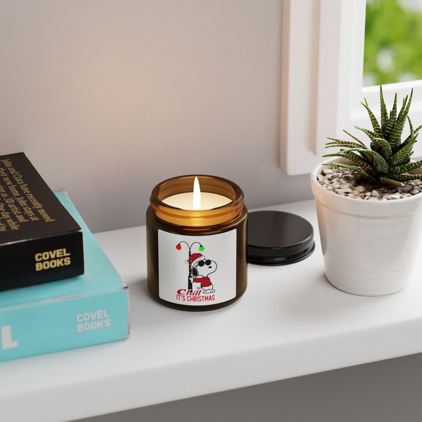 Festive Dog Scented Candle